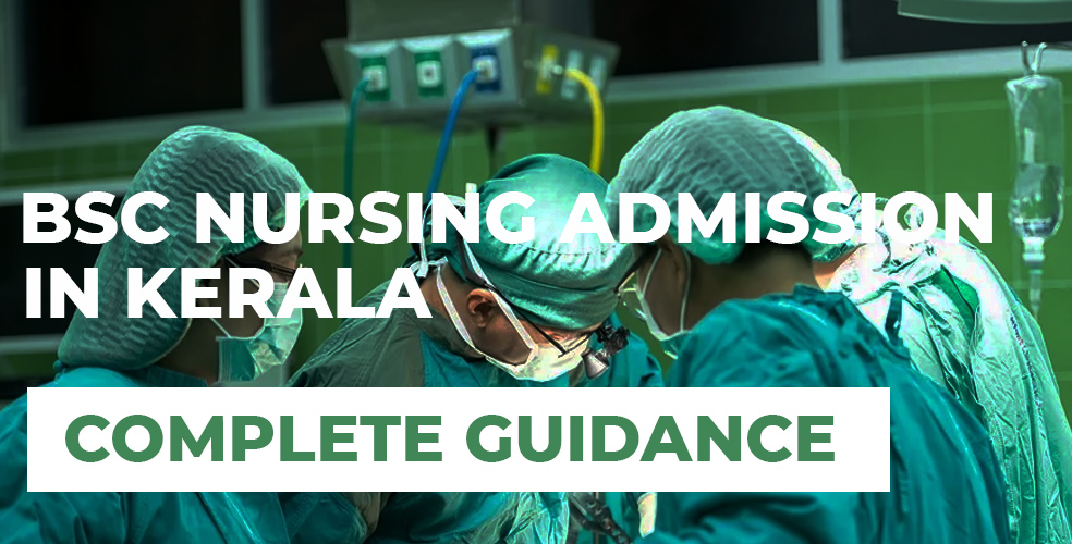 Bsc nursing admission kerala banner