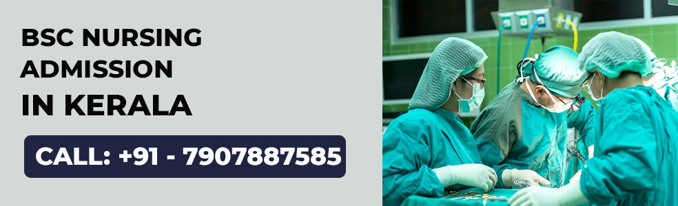 BSc Nursing admission in Kerala Contact Banner