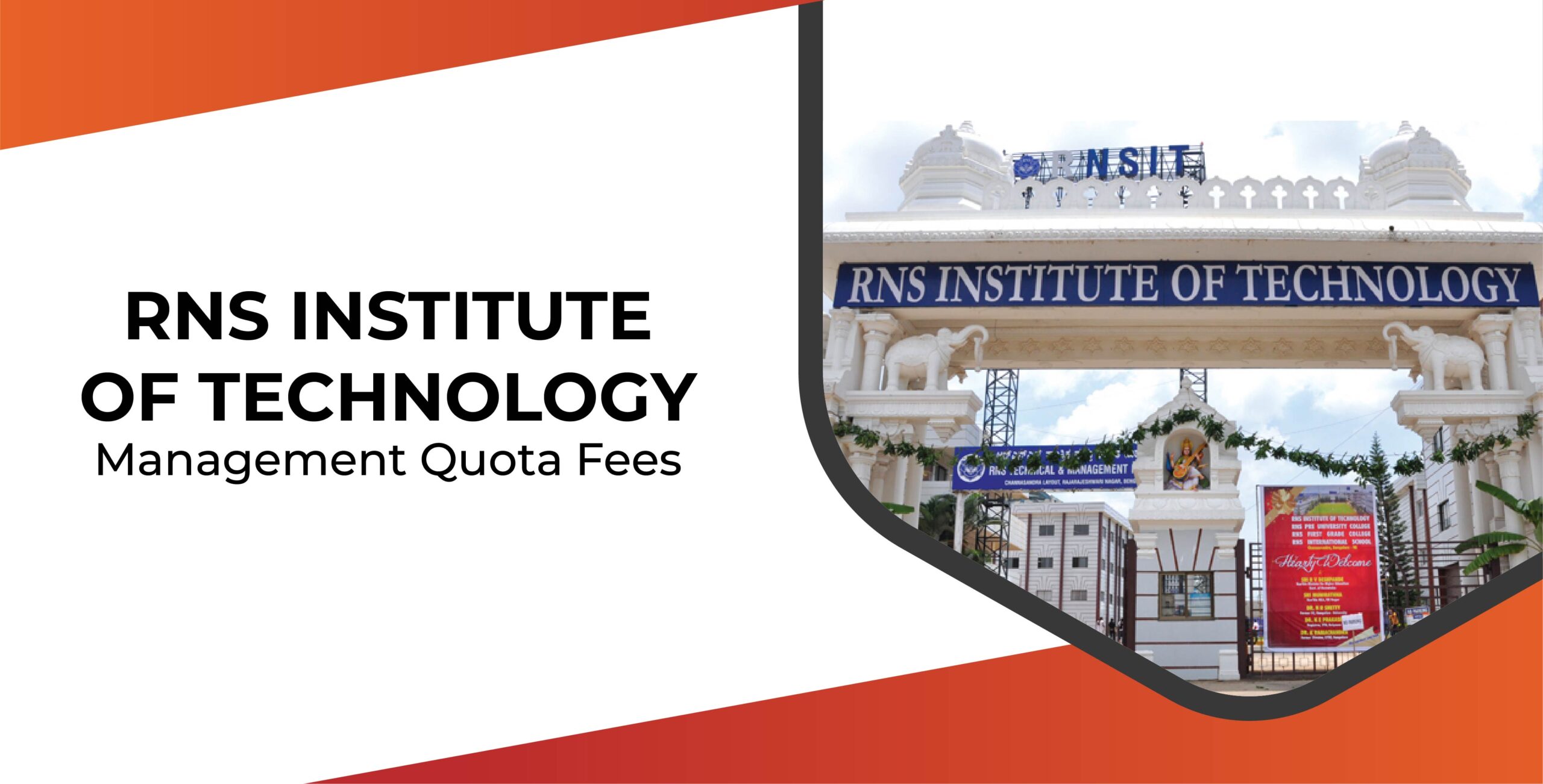 RNS Institute of Technology Management Quota Fees