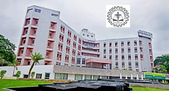 Deemed University MDS Fee Structure 2025: Updated List of Deemed university for MDS Saveetha Dental College Chennai Admission, Courses Offered, Fees structure, Placements, Facilities